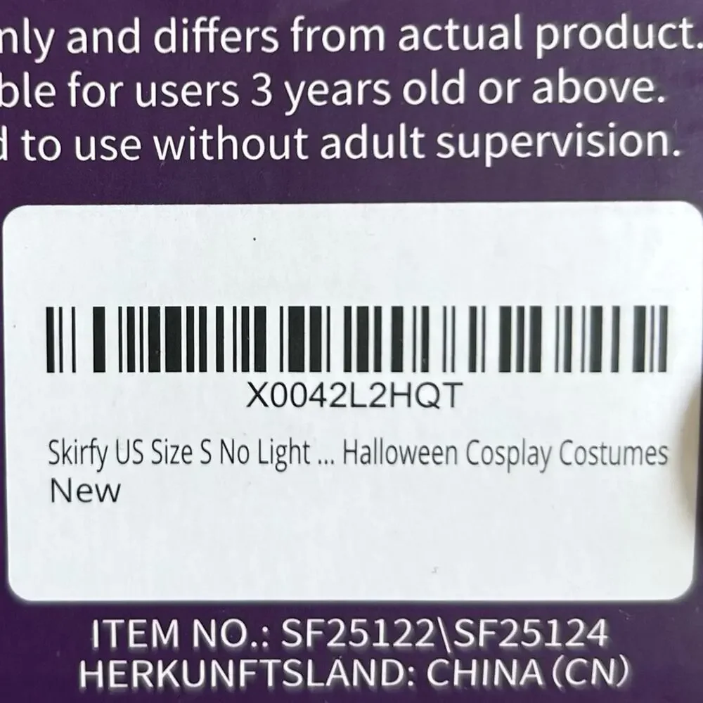 NWOT‎ Grim Reaper Halloween Costume Accessories Set Size Small Youth